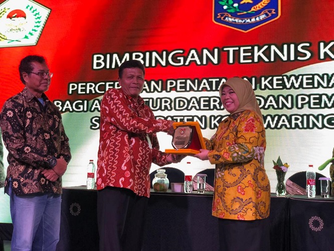 Para Kades di Kobar Ikuti Bimtek Khusus Penataan Kewenangan Desa